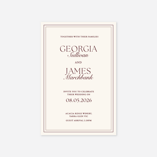 E-Wedding Invitation