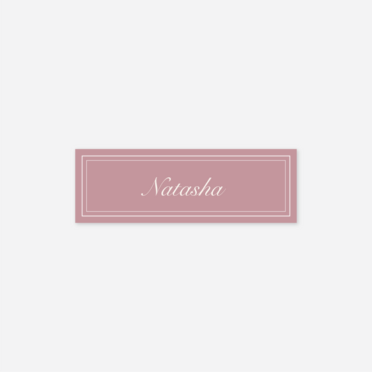 Romance Name Cards