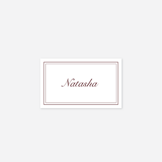 Romance Name Cards