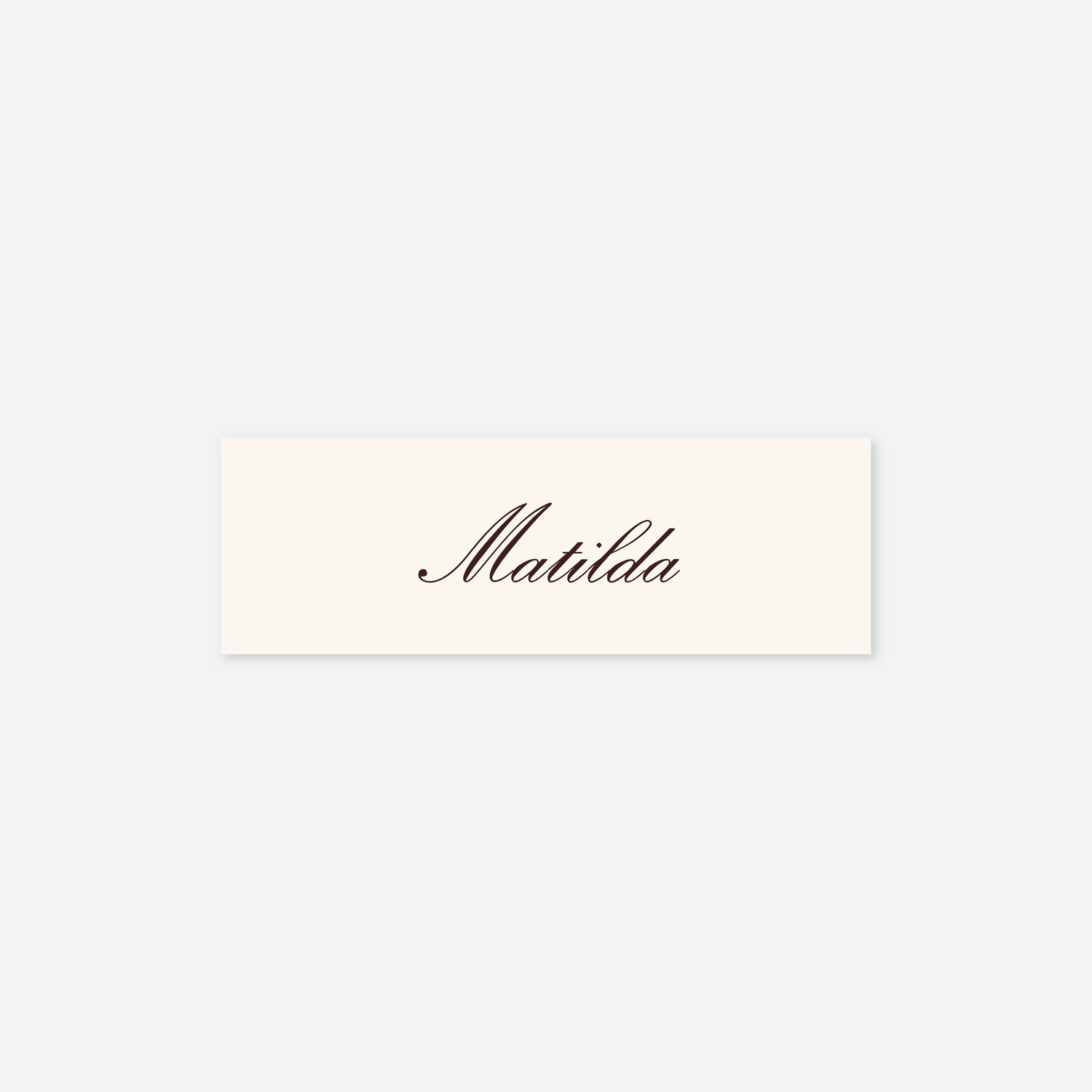 Name Cards