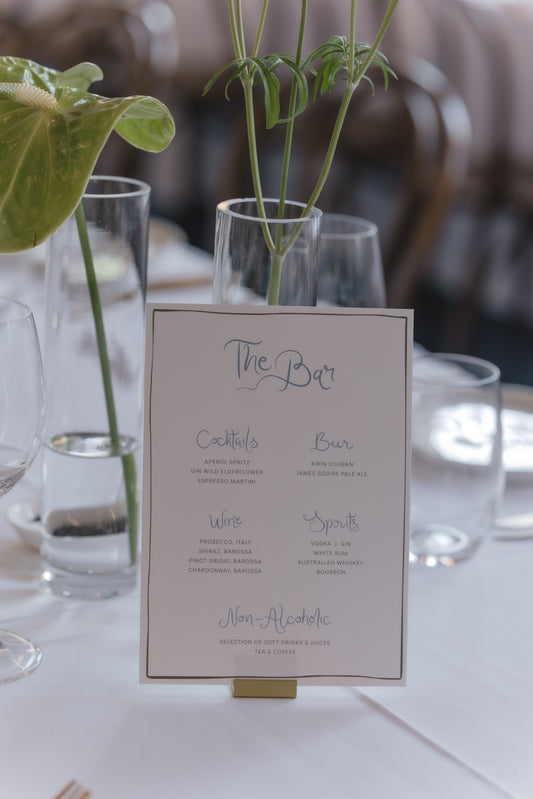 Bride and groom Maddy and Jayden on their wedding day, styled to reflect a considered wedding stationery suite
