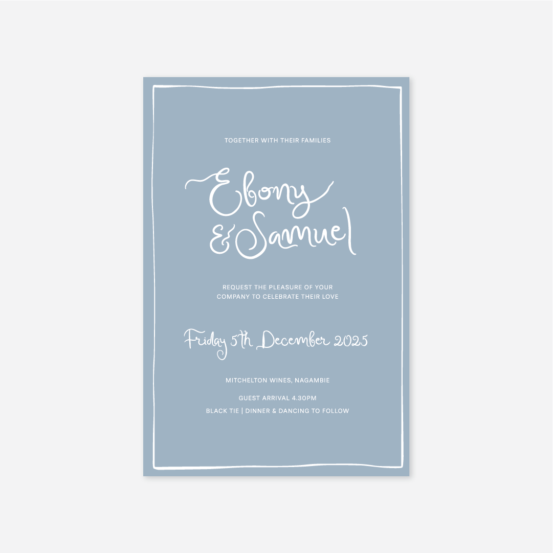 Whimsical Wedding Invitation