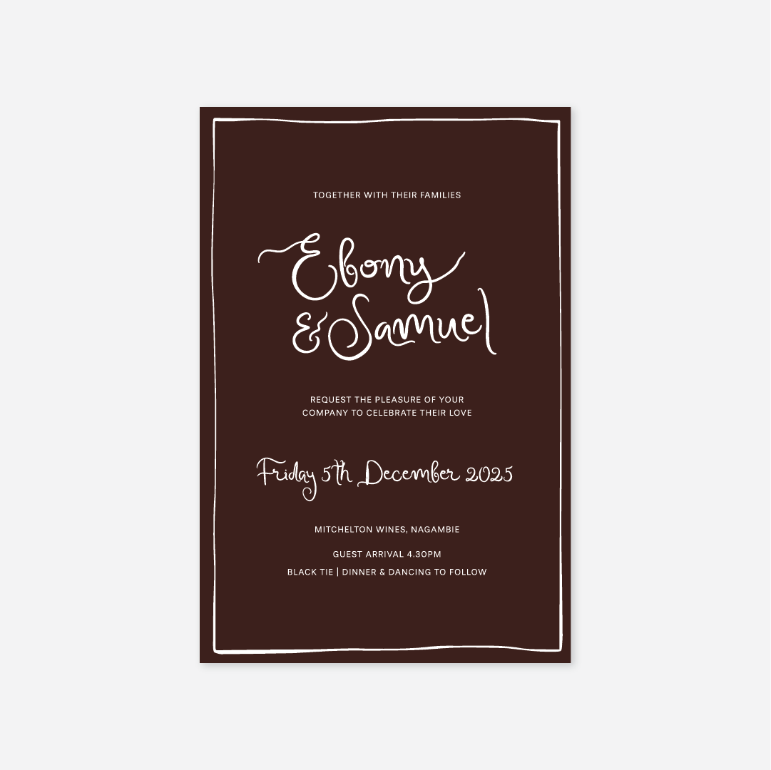 Whimsical Wedding Invitation