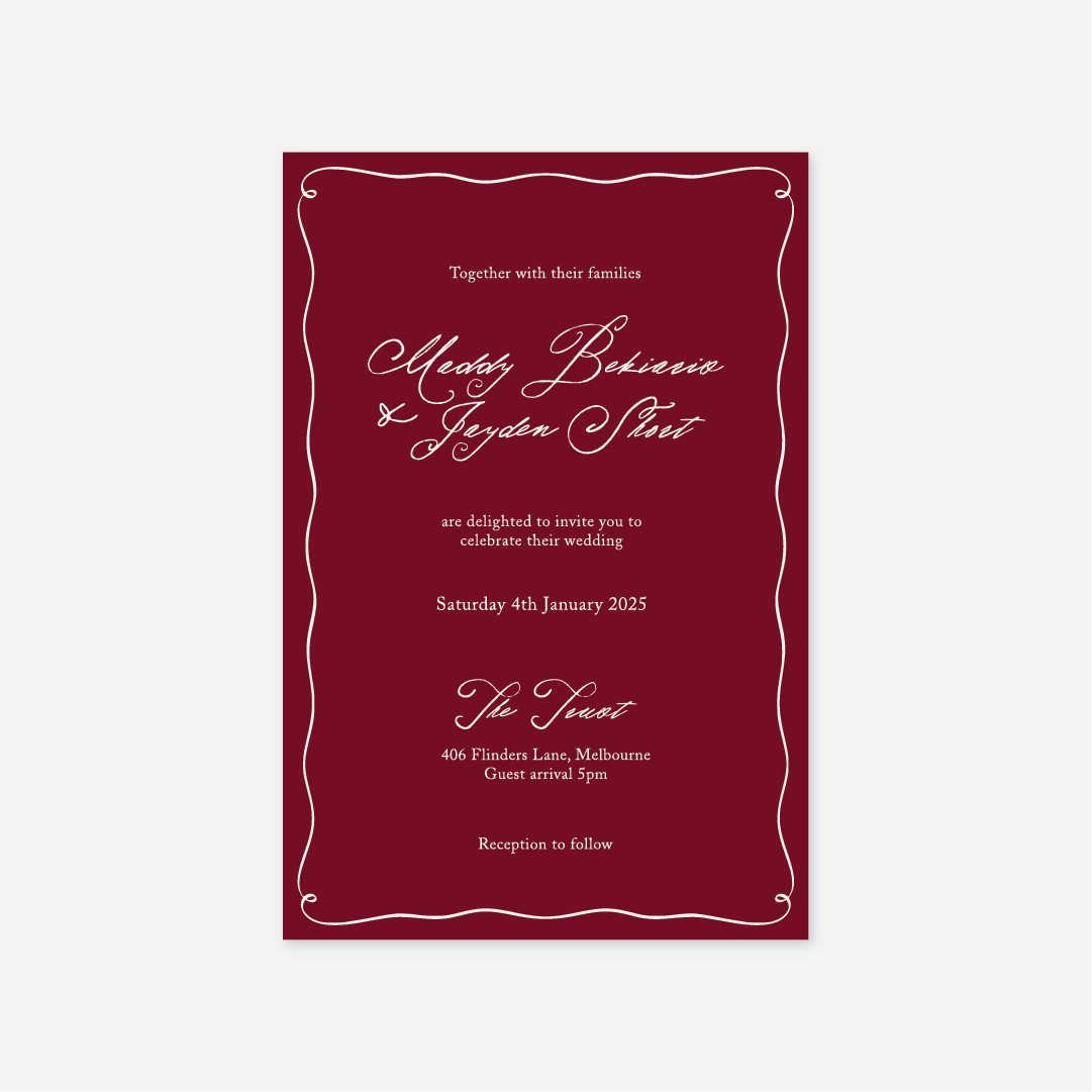 Elegance Wedding Invitation