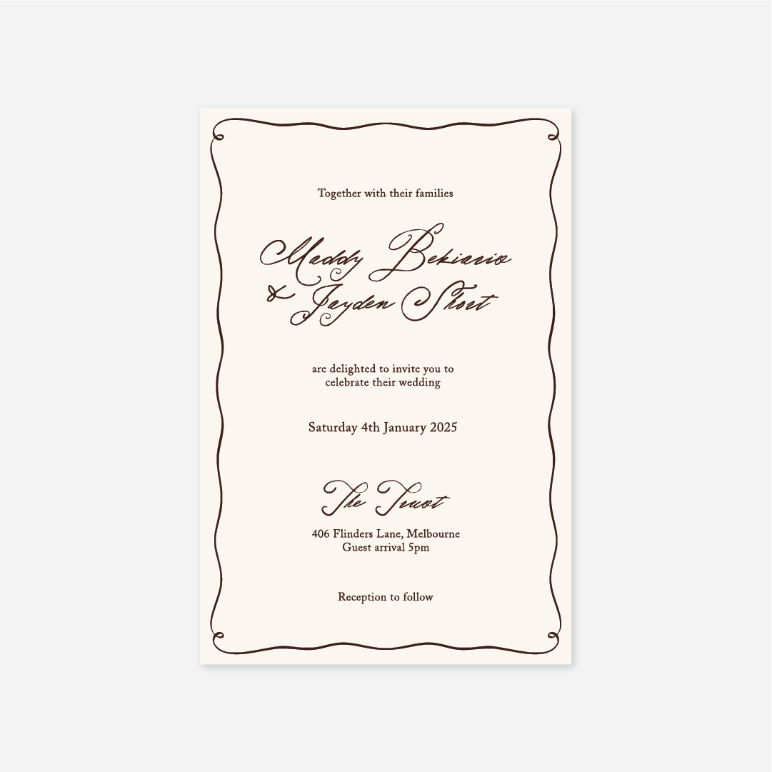 Elegance Wedding Invitation