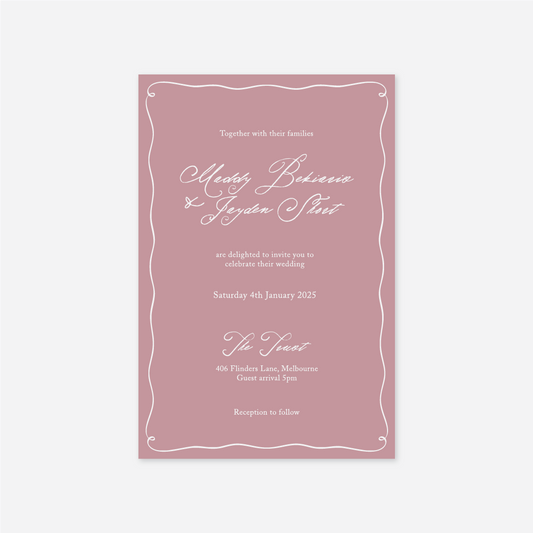 Elegance Wedding Invitation