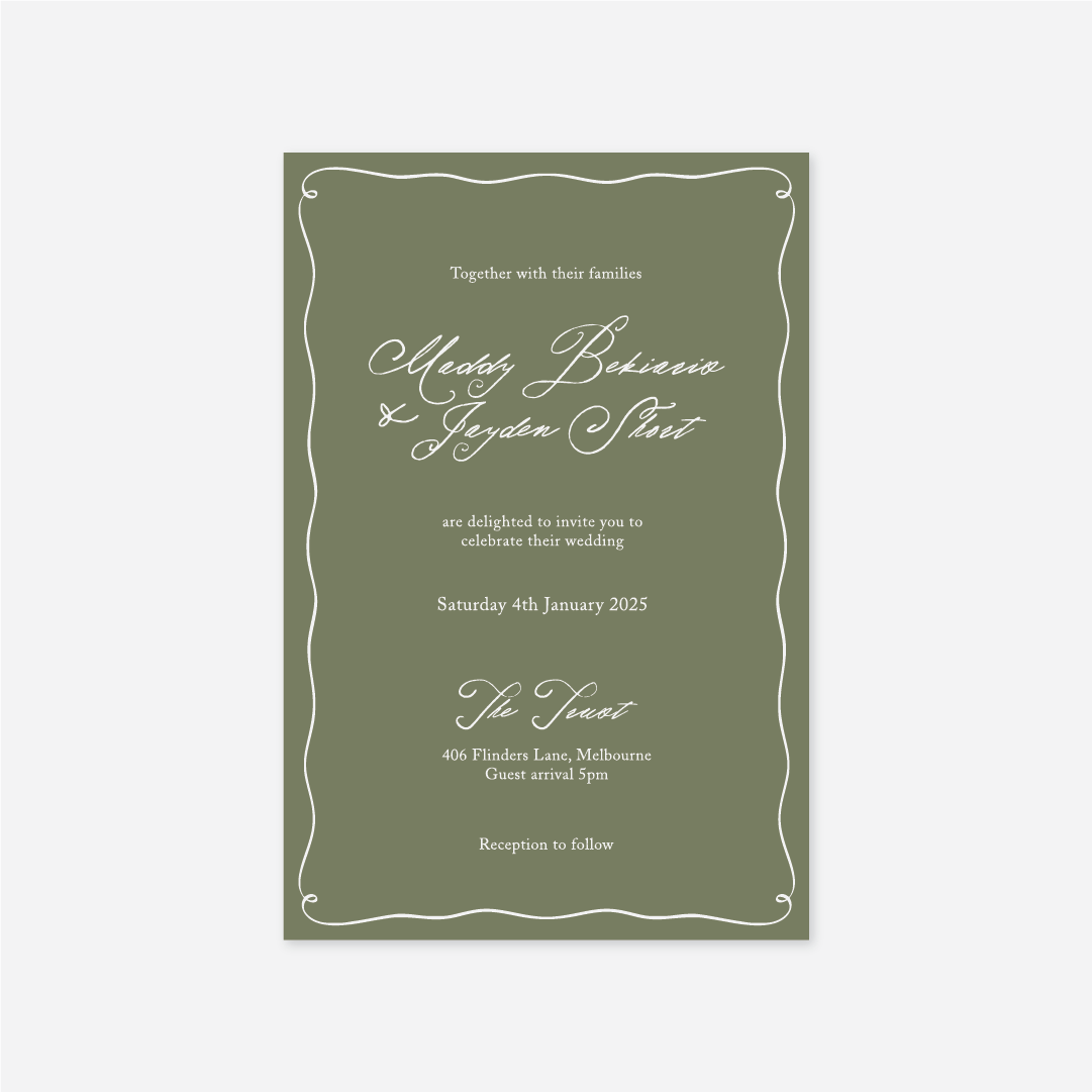 Elegance Wedding Invitation