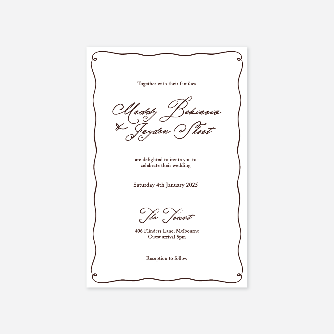 Elegance Wedding Invitation