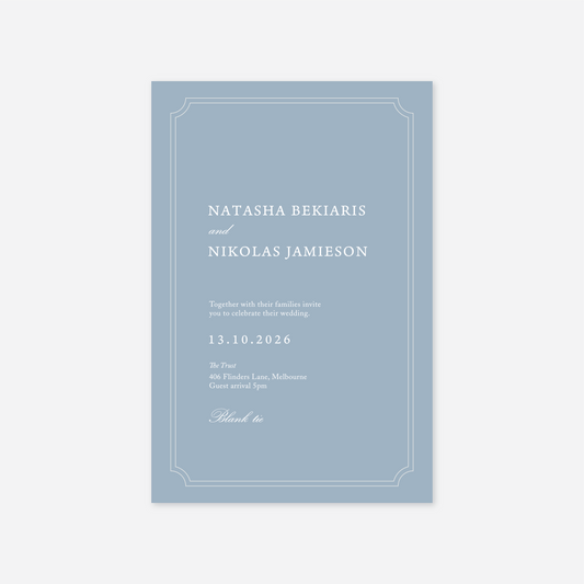 Heritage Wedding Invitation