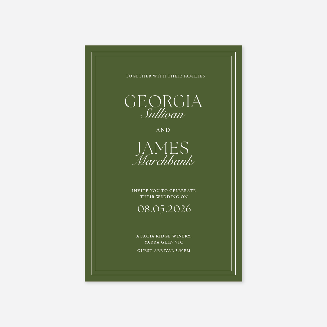 Romance Wedding Invitation