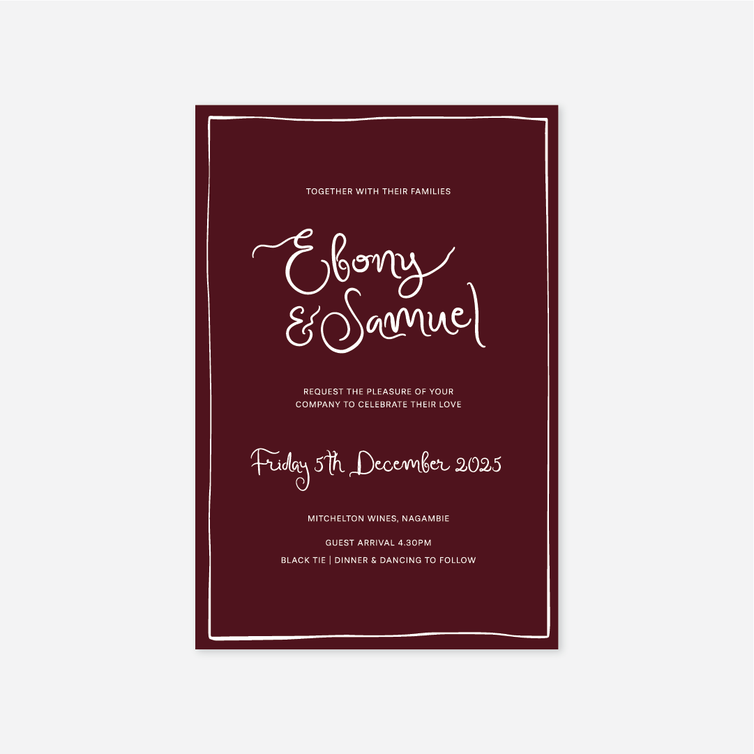 E-Wedding Invitation