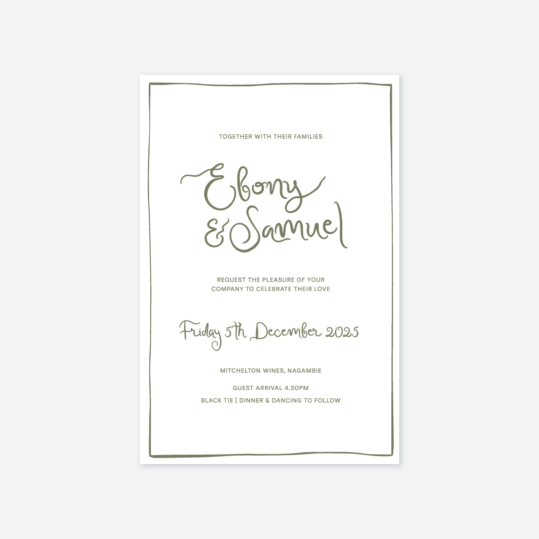E-Wedding Invitation