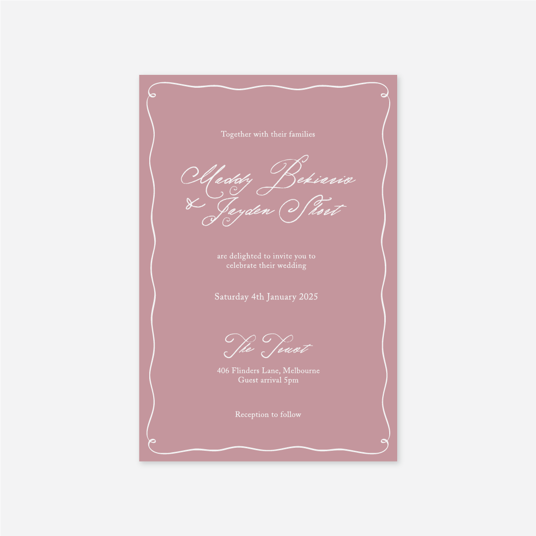 E-Wedding Invitation