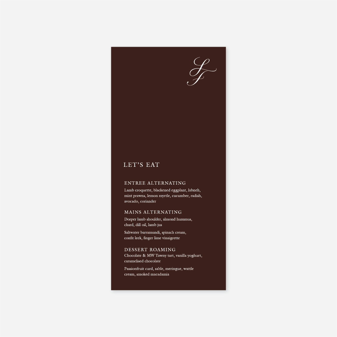 Classic Menu