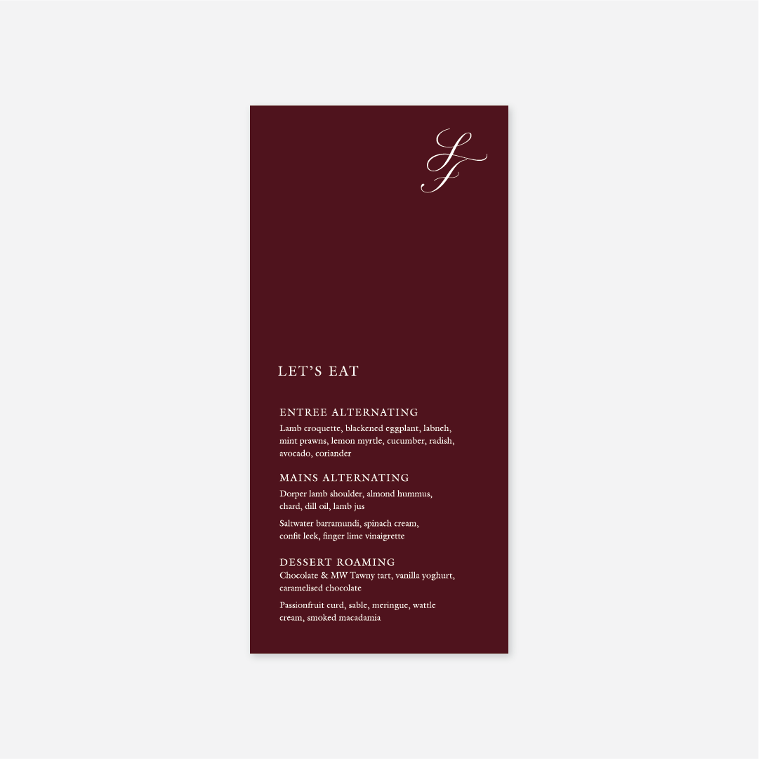 Classic Menu