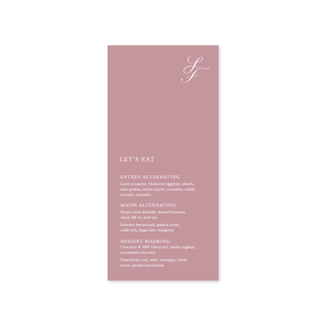 Classic Menu