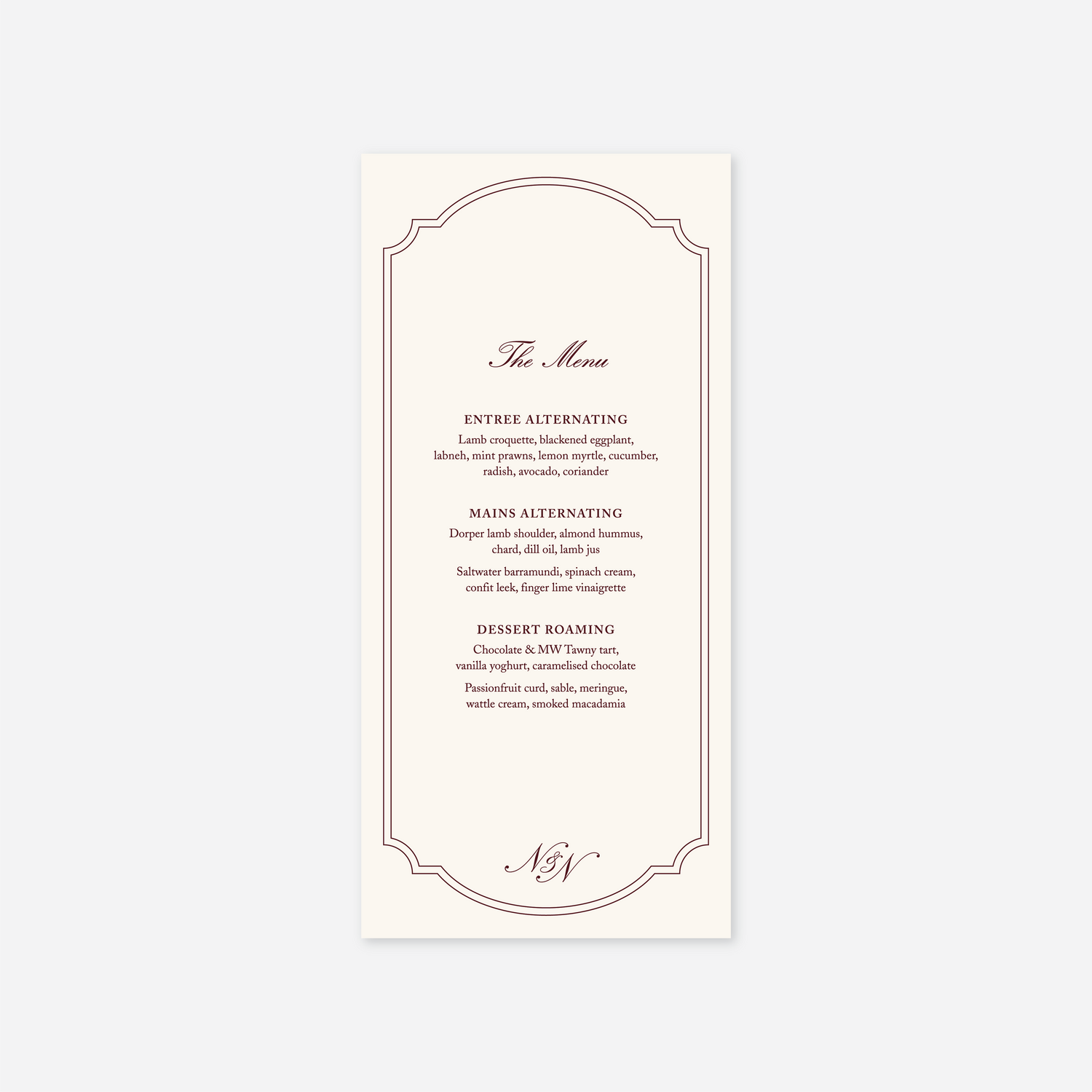 Menus