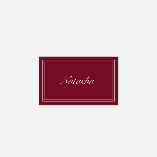 Romance Name Cards