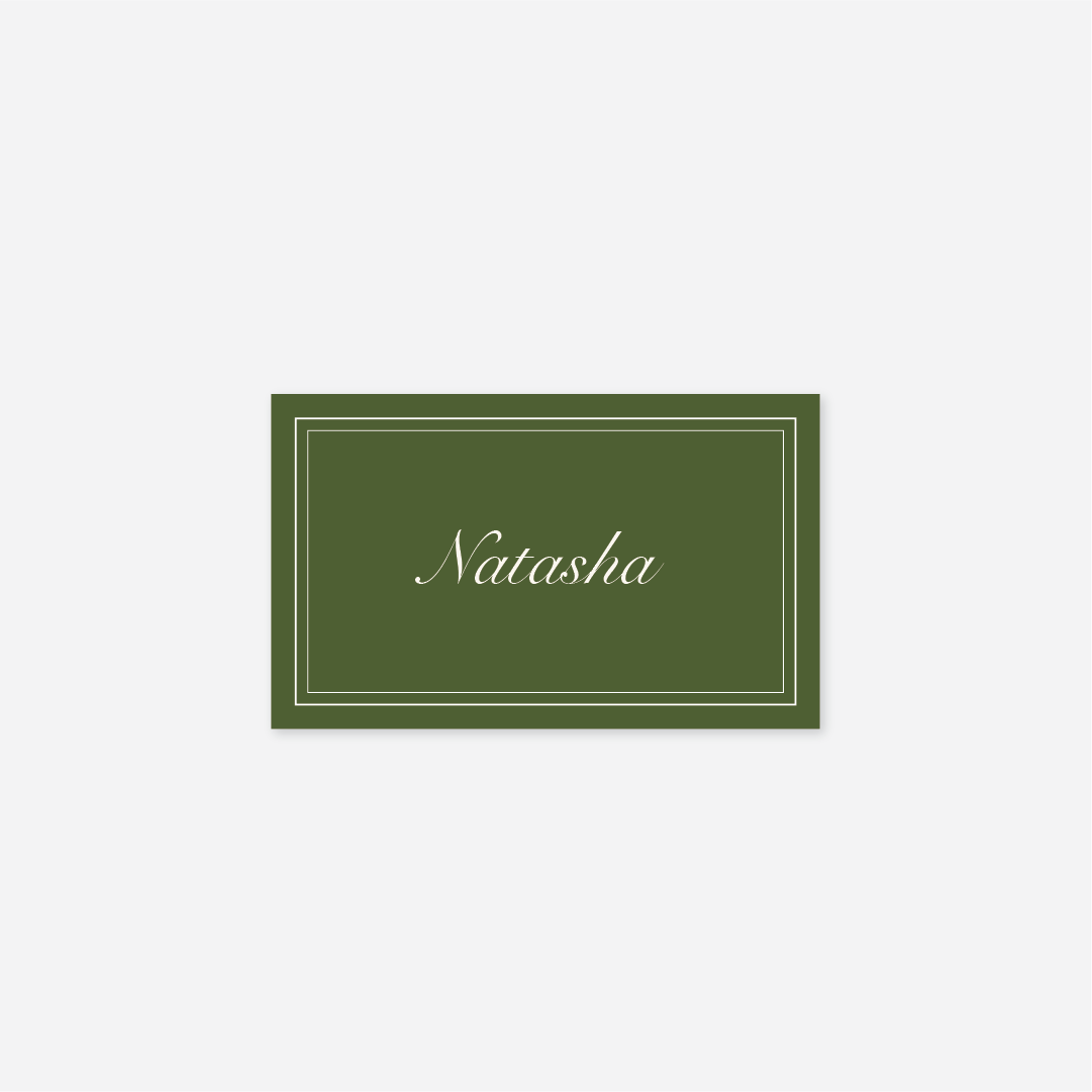 Romance Name Cards