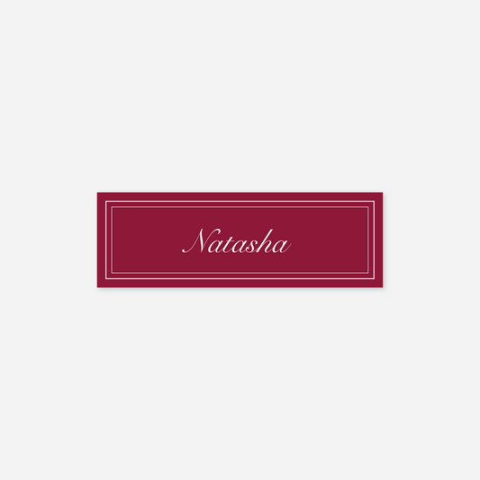 Romance Name Cards