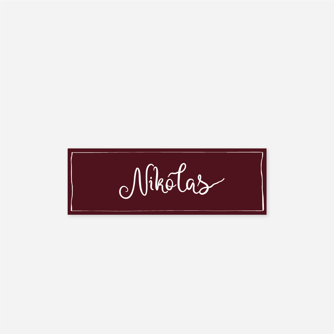 Whimsical Name Cards