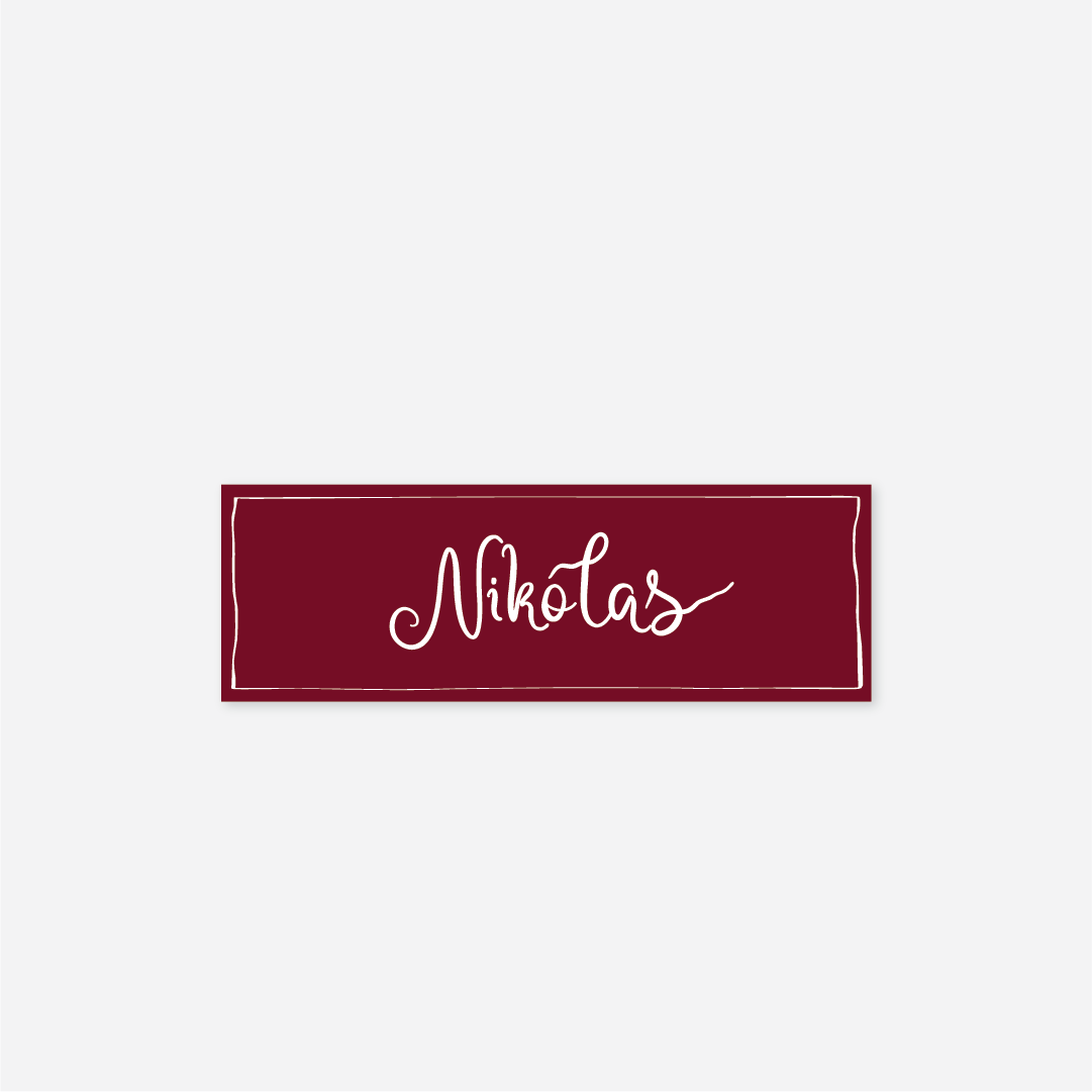 Whimsical Name Cards