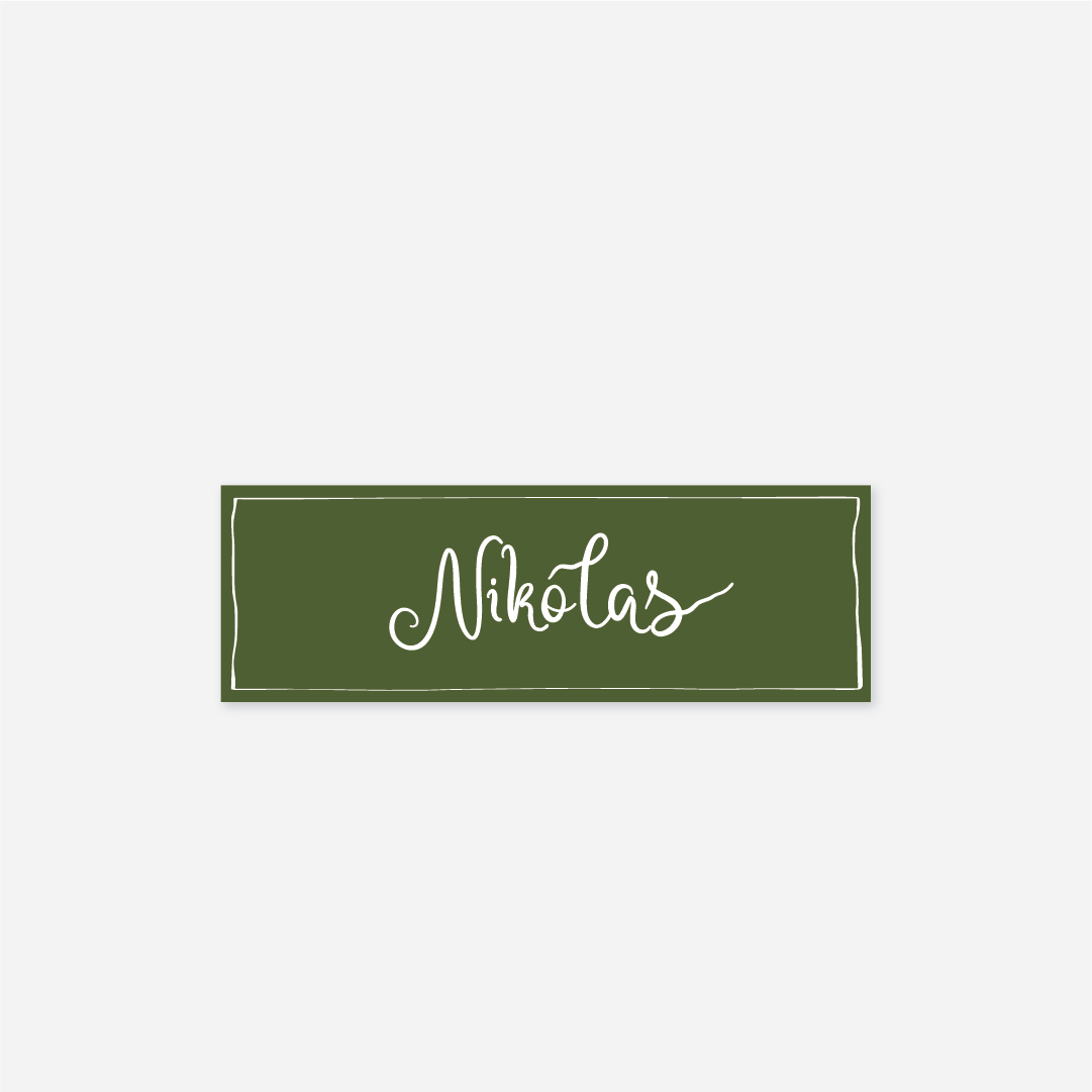 Whimsical Name Cards