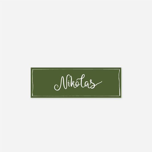 Whimsical Name Cards