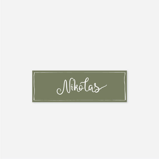 Whimsical Name Cards