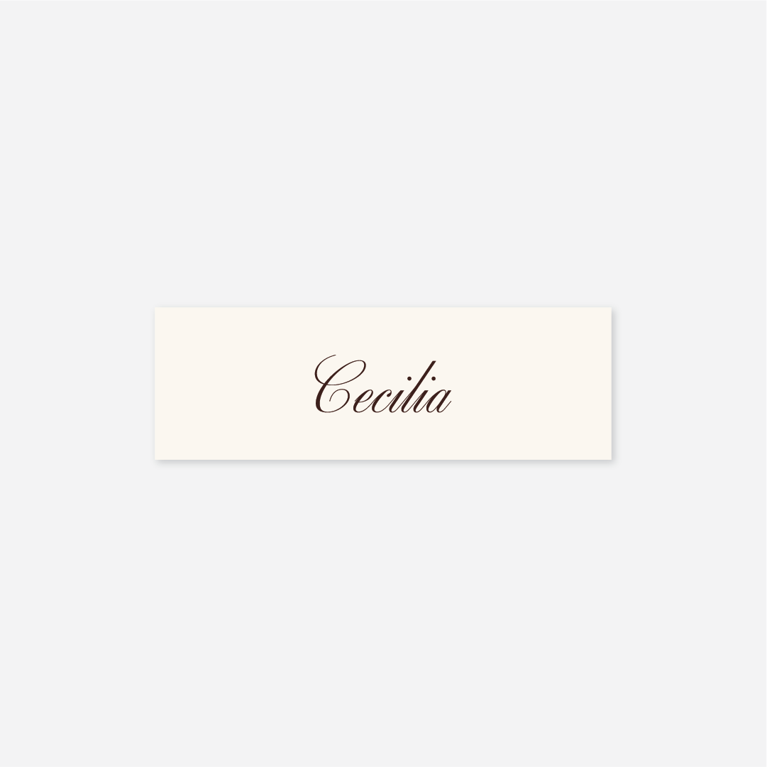 Classic Name Cards