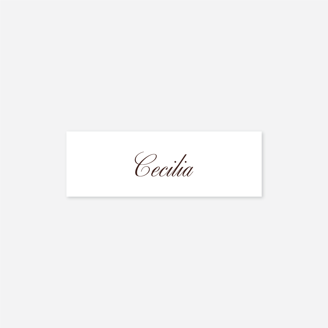Classic Name Cards