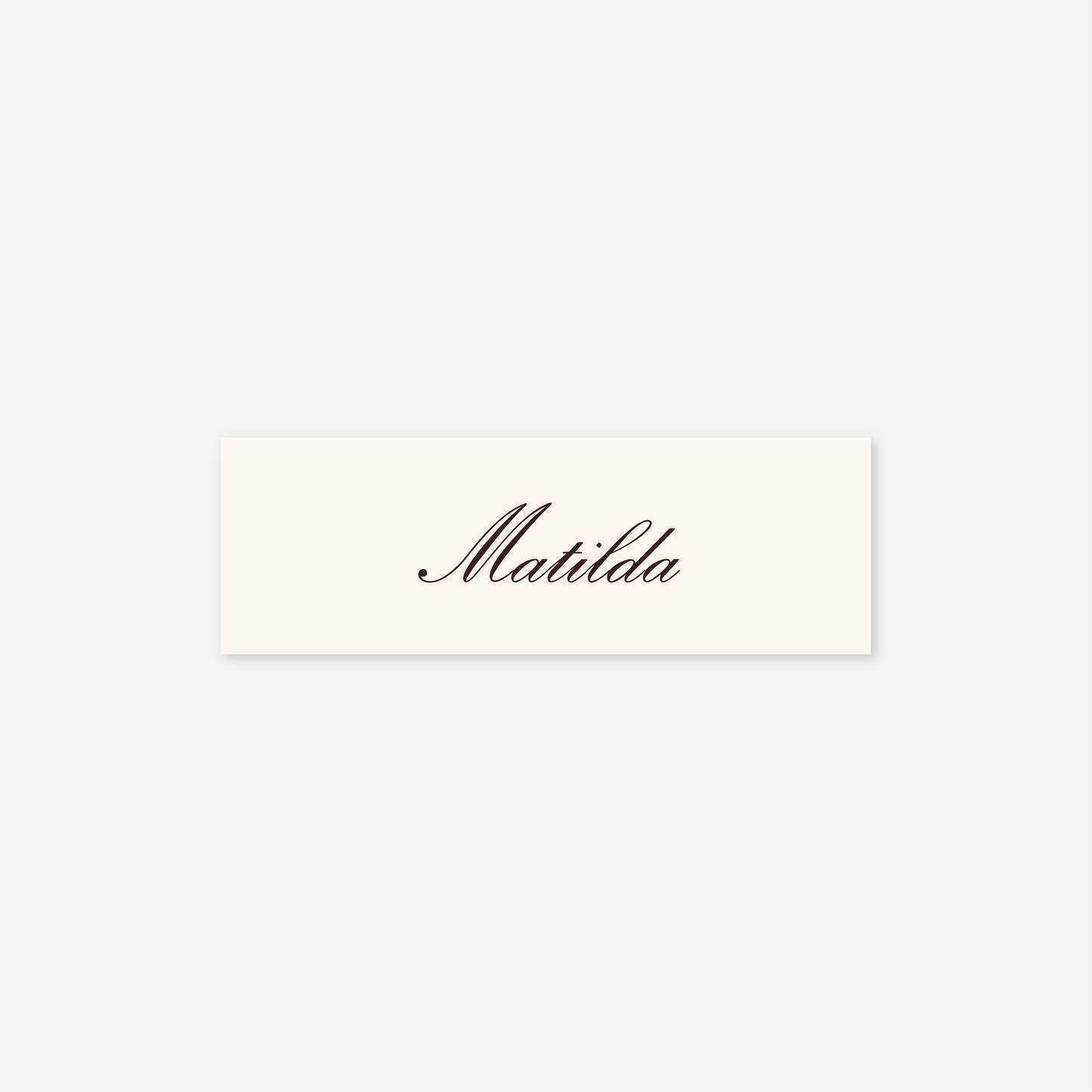 Heritage Name Cards