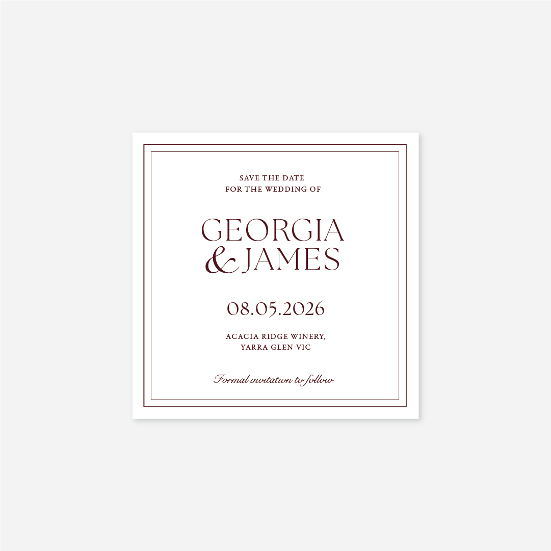 Romance Save The Date