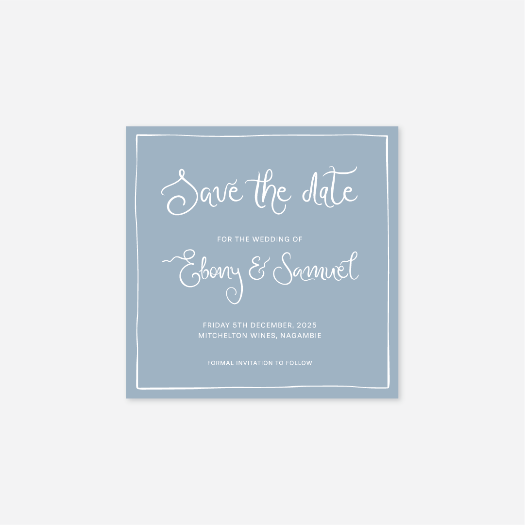 Whimsical Save The Date