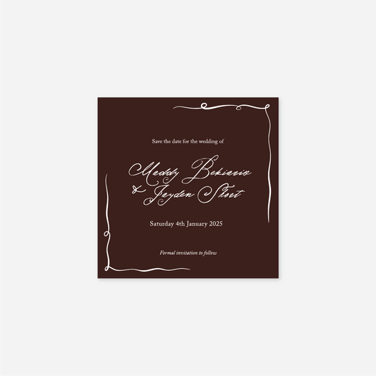 Elegance Save The Date