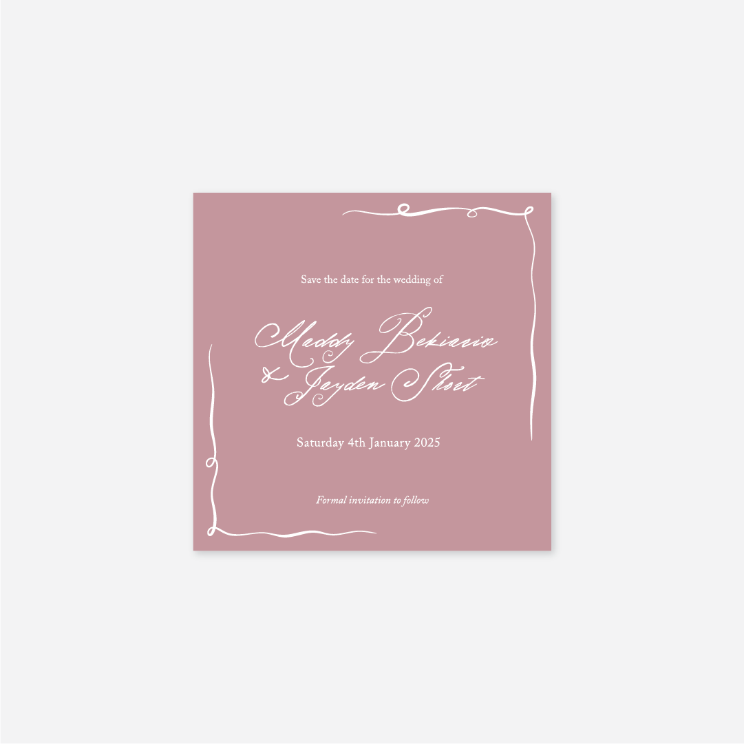 Elegance Save The Date