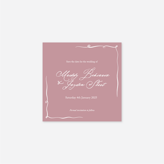 Elegance Save The Date