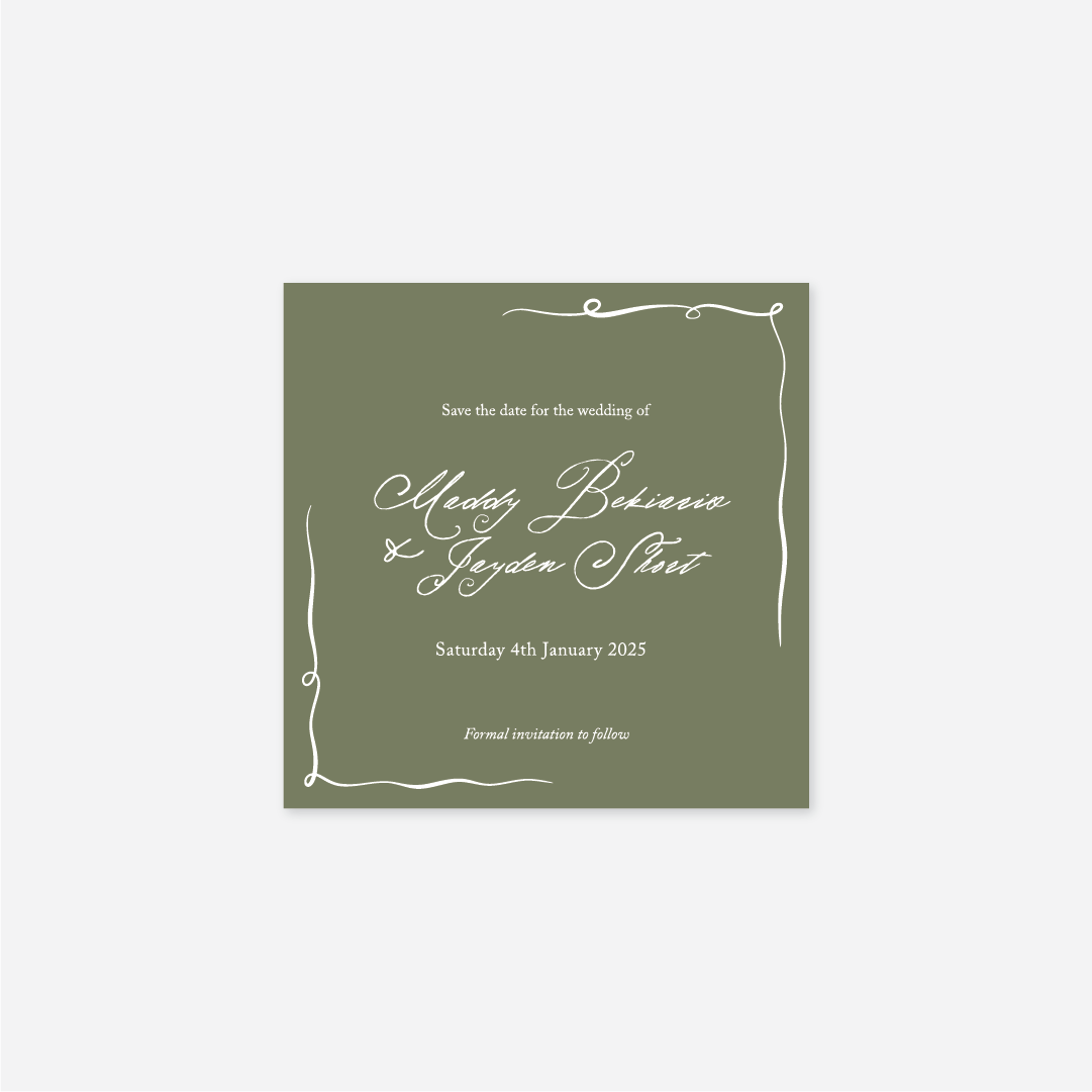 Elegance Save The Date