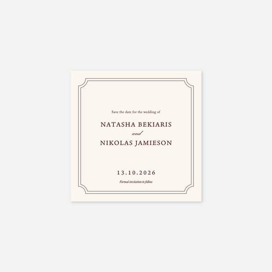 Heritage Save The Date