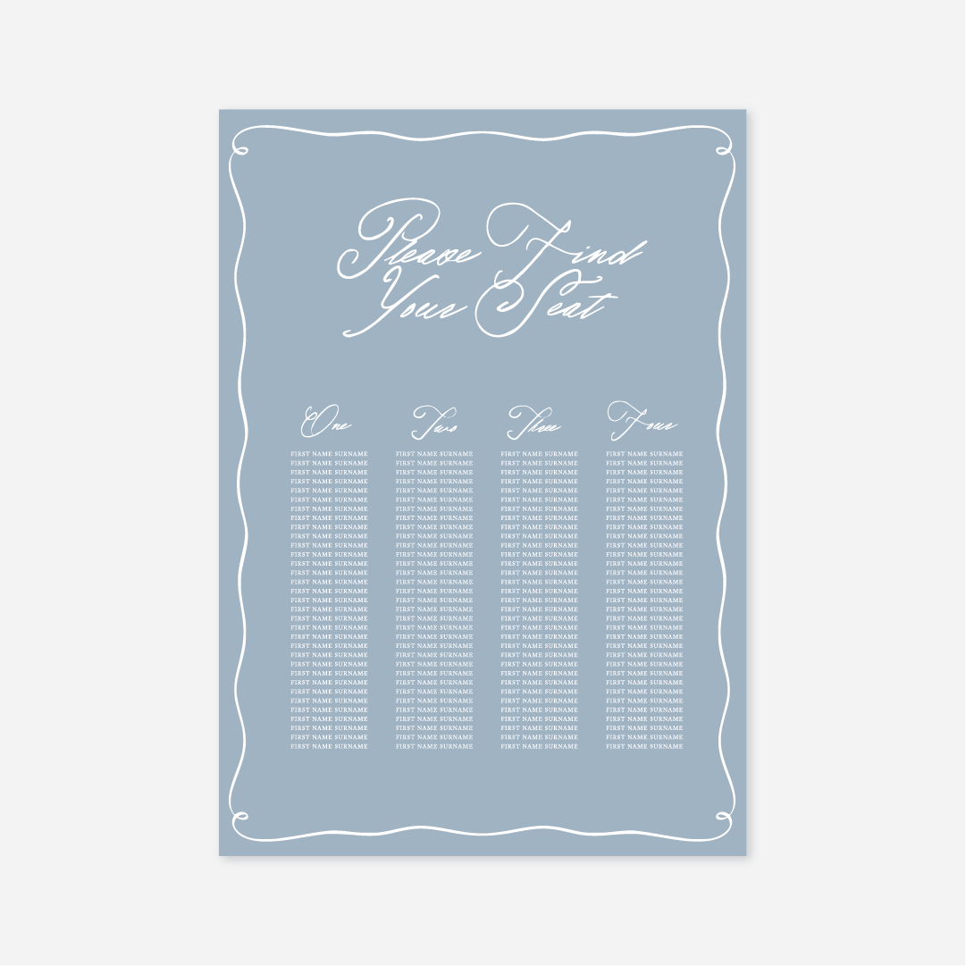 Elegance Seating Chart